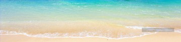  marin tableaux - Floride plage de sable eau paysage abstrait